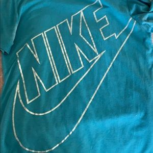Blue Nike Swoosh Tee